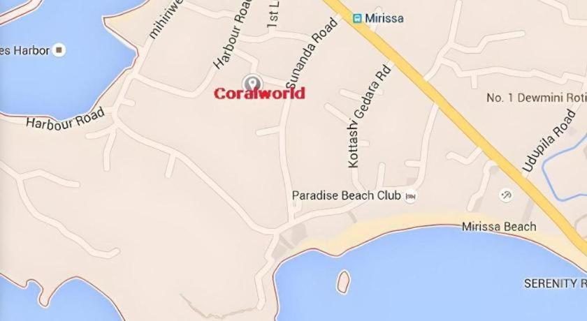 Coralworld Hotel Mirissa Eksteriør bilde